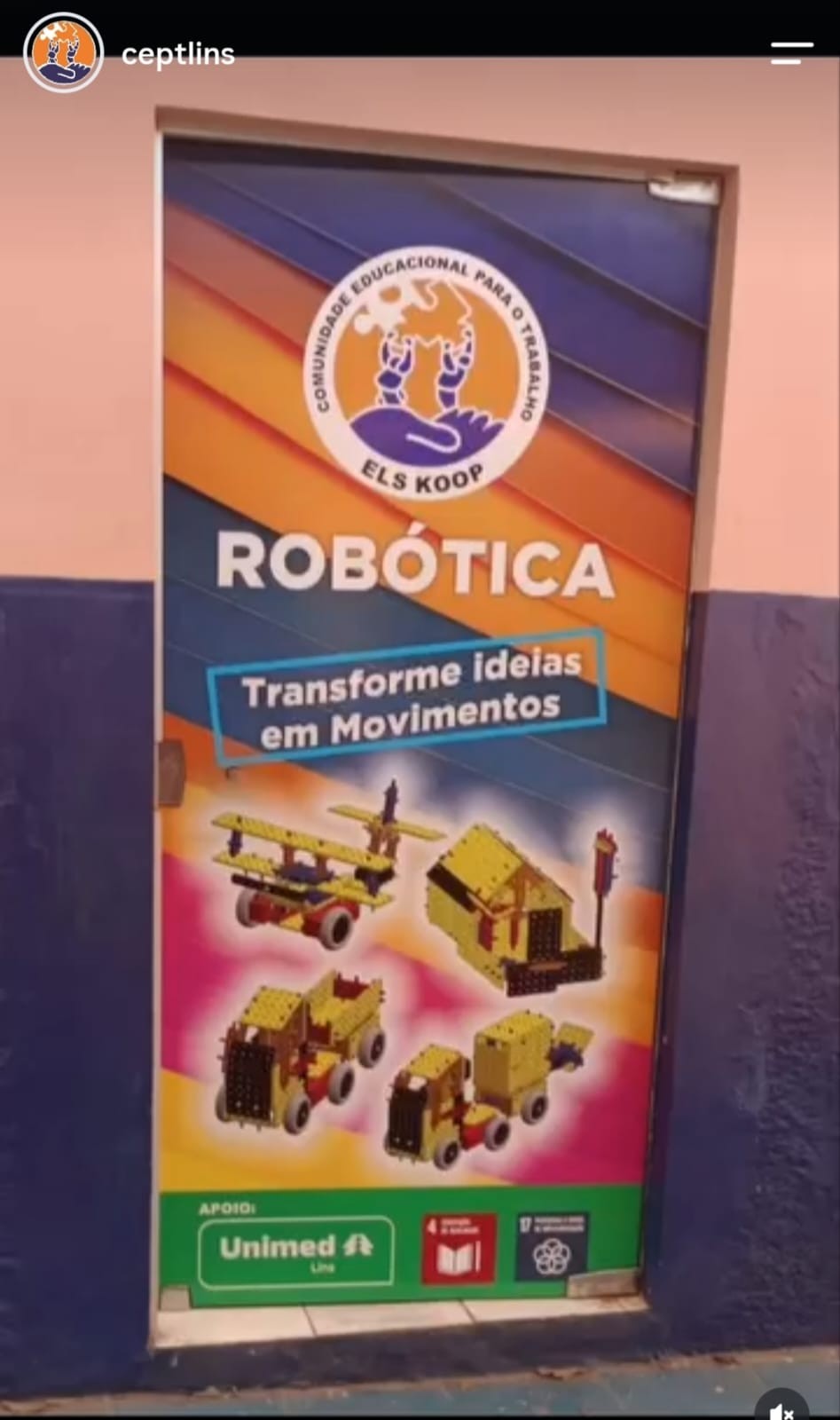 Robótica integra a programação educativa da instituição.