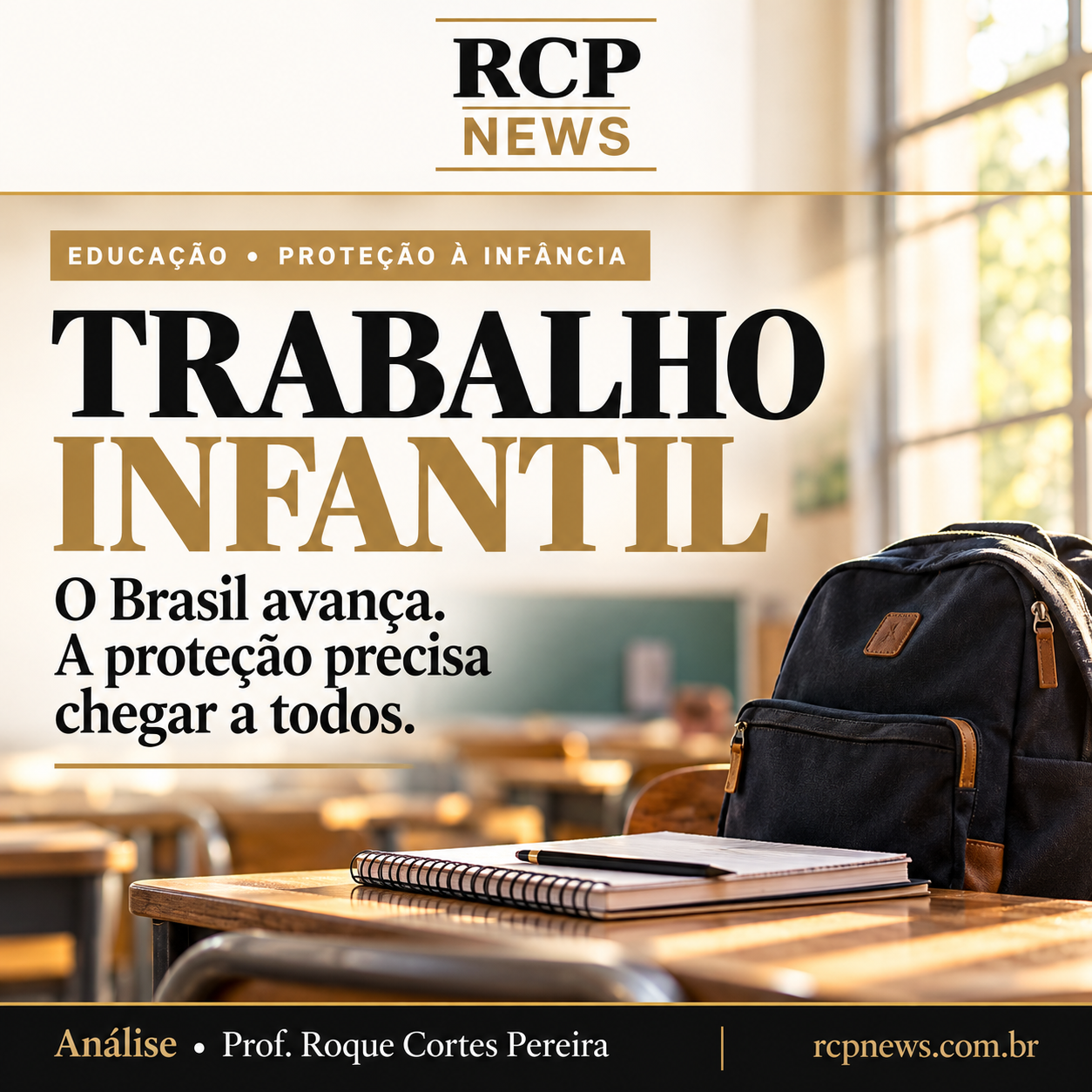 Trabalho infantil — análise do Prof. Roque